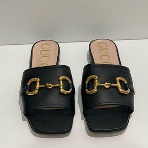 Gucci Women's Horsebit Slide Sandals